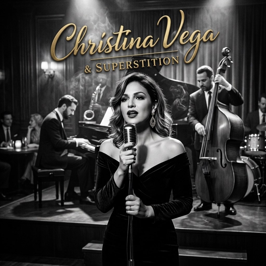 Christina Vega and Superstition promotional photo